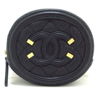 極美品 CHANEL シャネル CCフィリグリー コインケース 小銭入れ