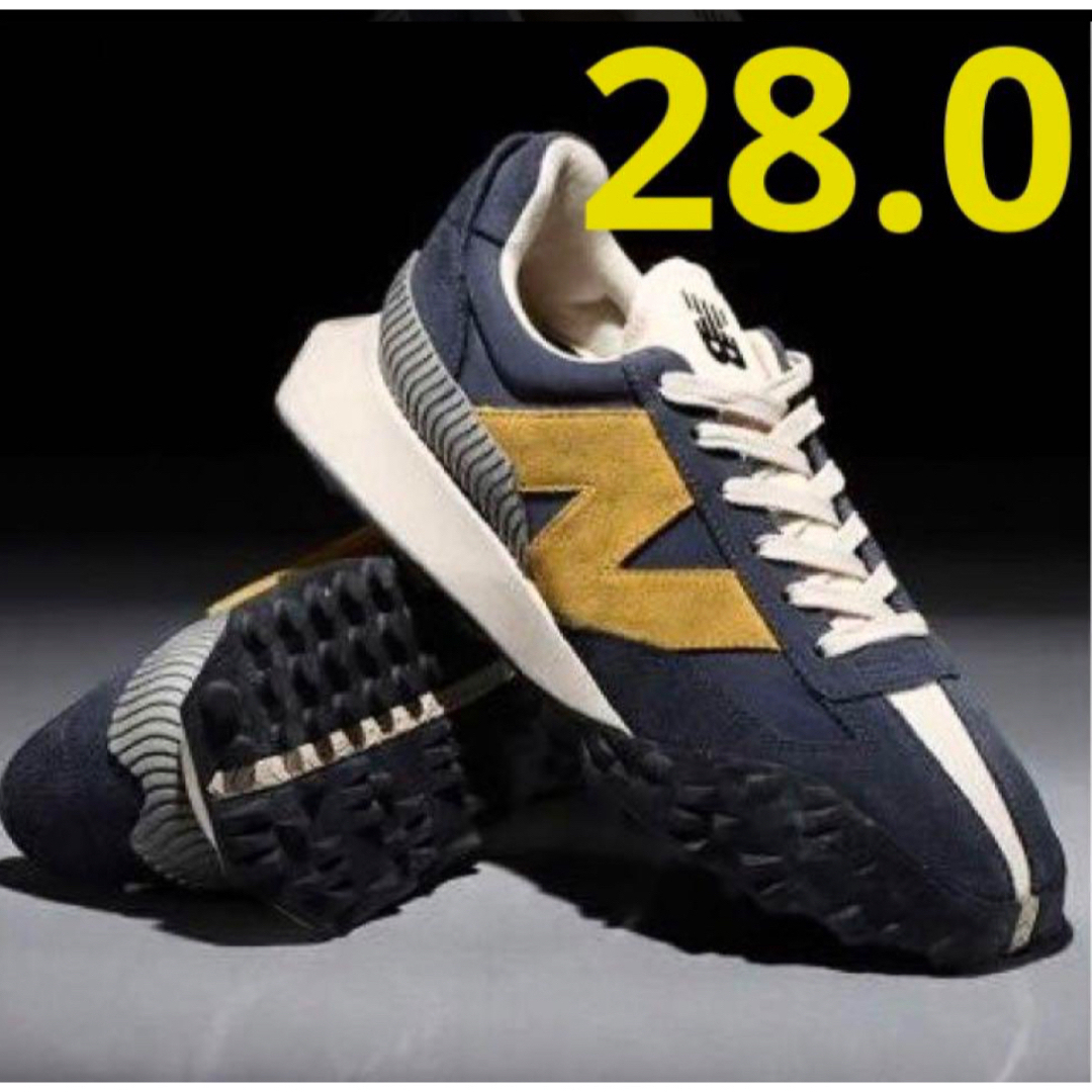 New Balance(ニューバランス)のニューバランスUXC72KW  ネイビー×イエロー　28cm メンズの靴/シューズ(スニーカー)の商品写真