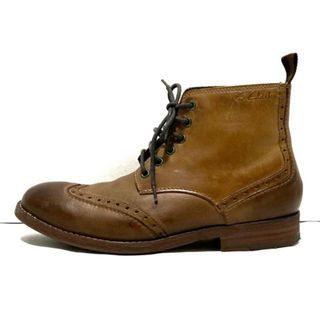 クラークス(Clarks)のクラークス ショートブーツ 6 1/2 - レザー(ブーツ)