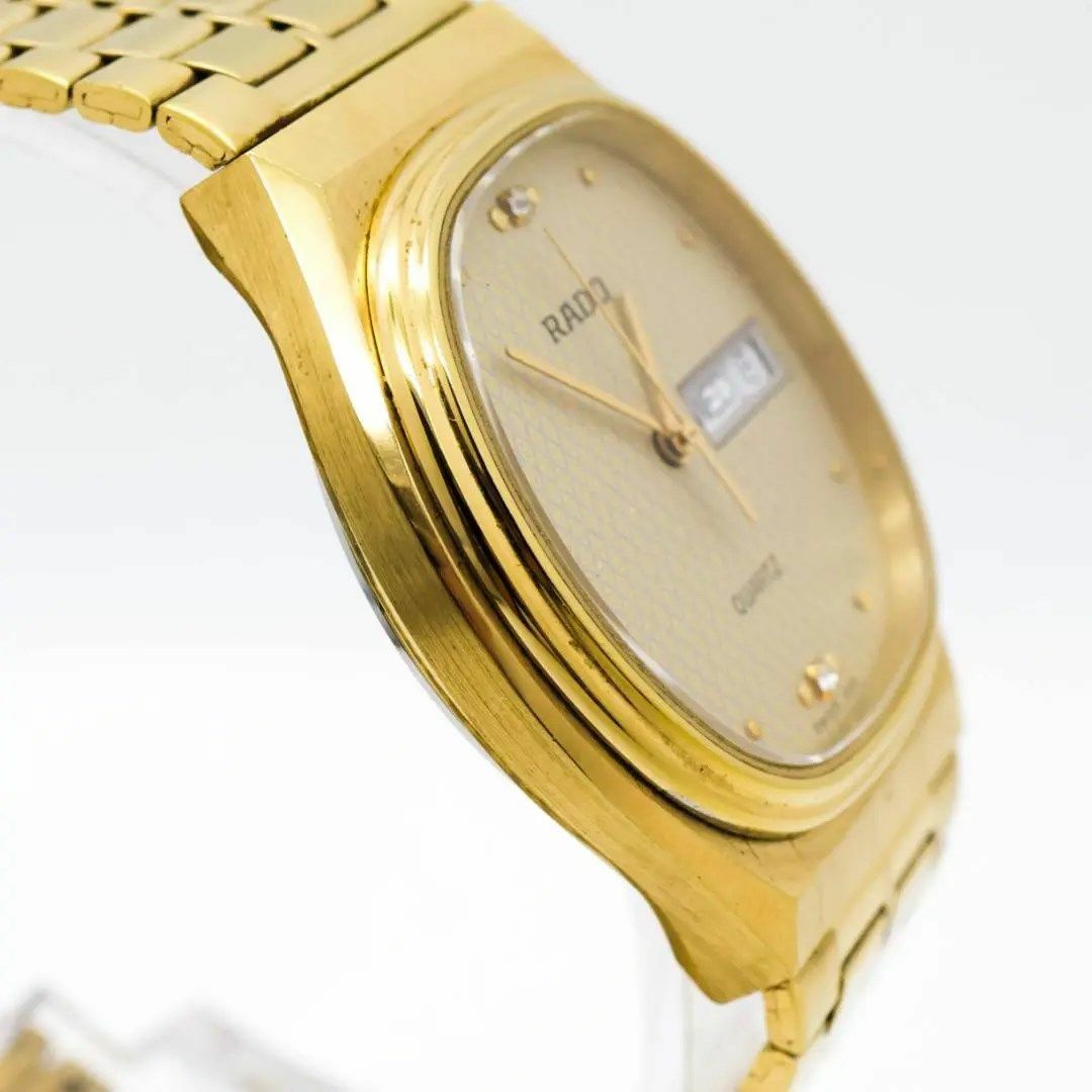 《希少》RADO Custom 腕時計 ゴールド ヴィンテージ レザー ドレス