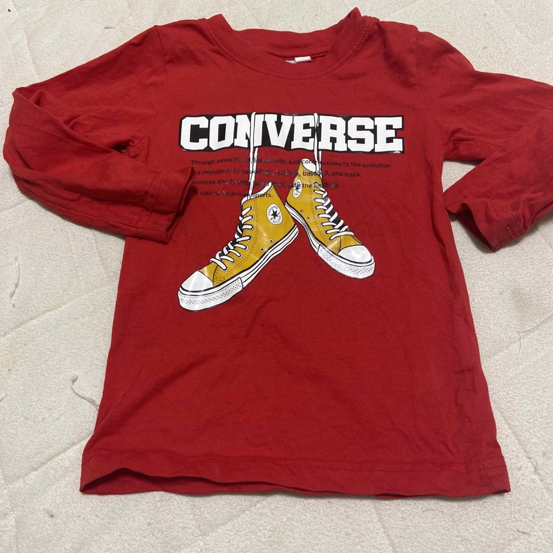 CONVERSE(コンバース)のキッズ　コンバース 長袖Tシャツ　00cm キッズ/ベビー/マタニティのキッズ服男の子用(90cm~)(Tシャツ/カットソー)の商品写真