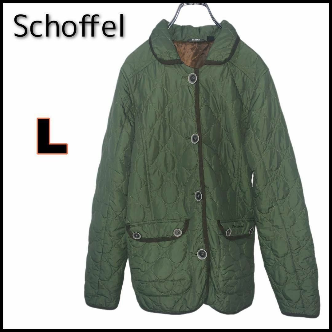 ⭐️Schoffel⭐️キルティングジャケット⭐️丸襟⭐️