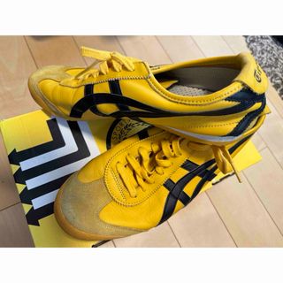 オニツカタイガー(Onitsuka Tiger)のオニヅカタイガー　28cm  イエロー×ブラック　キルビル、ブルースリー(スニーカー)