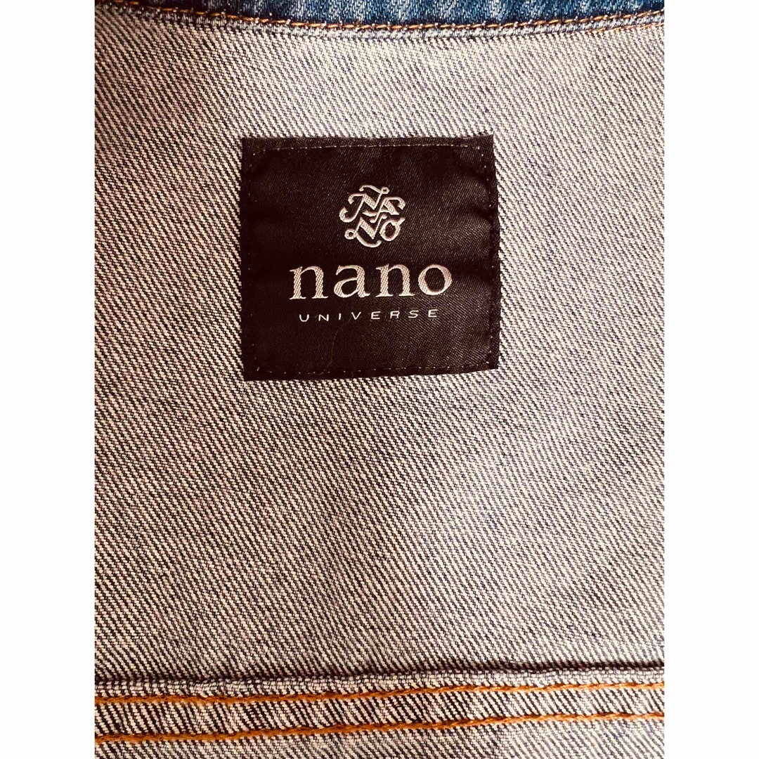 nano・universe(ナノユニバース)のnano UNIVERSE Gジャンデニムジャケット メンズのジャケット/アウター(Gジャン/デニムジャケット)の商品写真