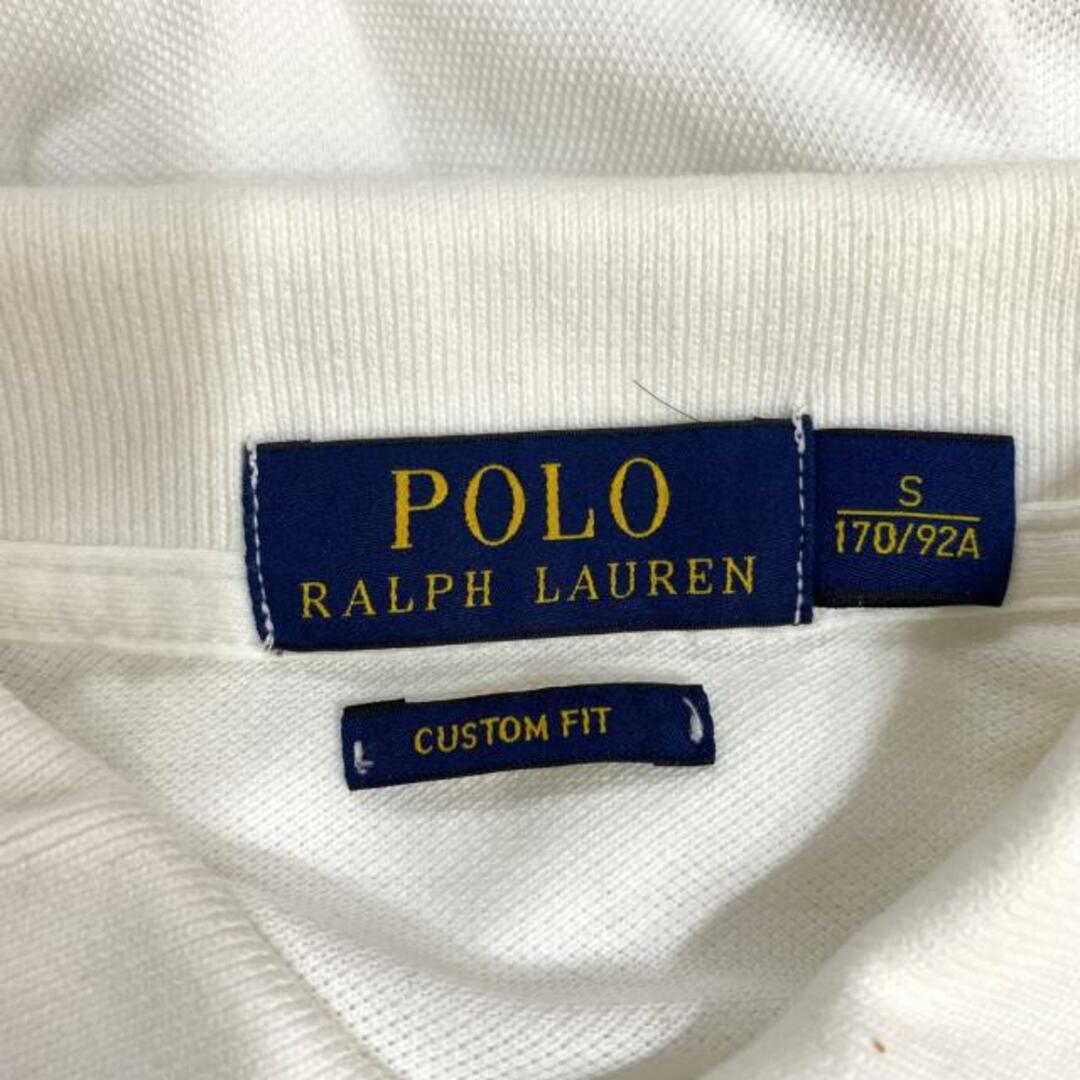POLO RALPH LAUREN(ポロラルフローレン)のポロラルフローレン 半袖ポロシャツ S - 白 メンズのトップス(ポロシャツ)の商品写真