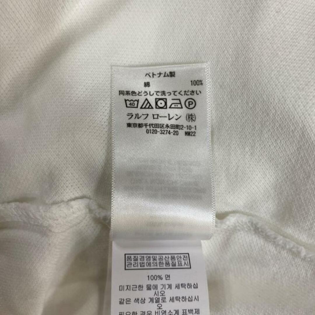 POLO RALPH LAUREN(ポロラルフローレン)のポロラルフローレン 半袖ポロシャツ S - 白 メンズのトップス(ポロシャツ)の商品写真