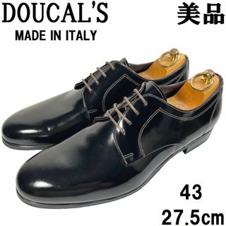 新品 DOUCAL'S キャップトゥ オックスフォードシューズ 革靴 ポリッシュ