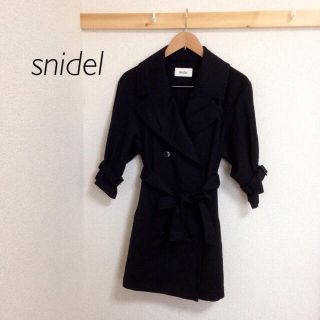 スナイデル(SNIDEL)の着画あり♬ snidel スプリングコート トレンチコート (スプリングコート)