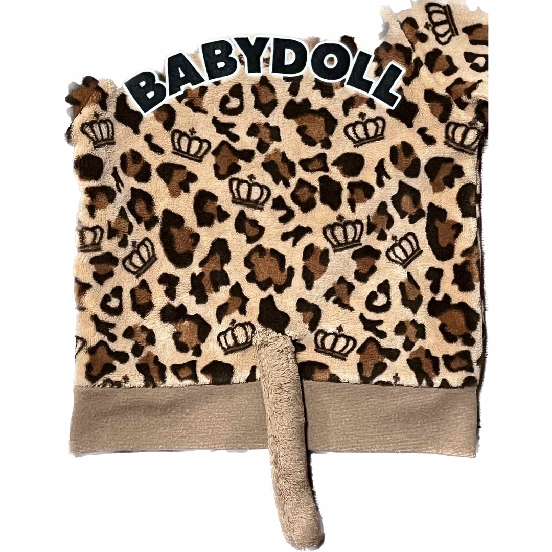 BABYDOLL(ベビードール)のBABY DOLL  ヒョウ柄　パーカー　100cm キッズ/ベビー/マタニティのキッズ服女の子用(90cm~)(ジャケット/上着)の商品写真