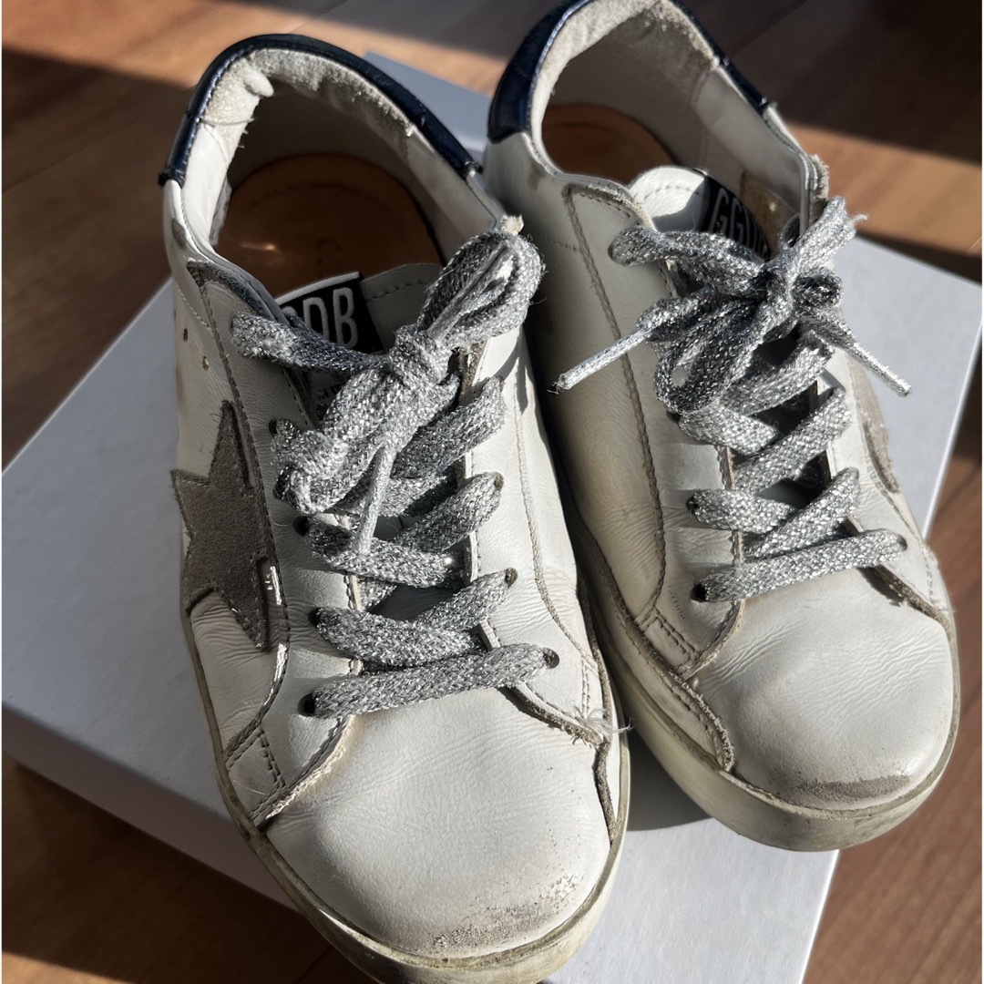 GOLDEN GOOSE(ゴールデングース)のGGDB kids 白スニーカー　美品♡ キッズ/ベビー/マタニティのキッズ靴/シューズ(15cm~)(スニーカー)の商品写真