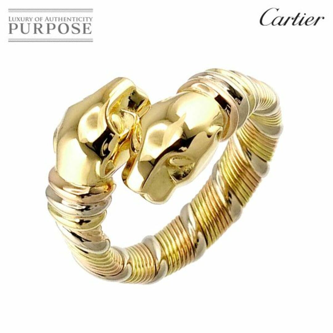 カルティエ Cartier クーガー #53 リング K18 YG WG PG スリーゴールド 3カラー 750 指輪 パンテール VLP 90205535