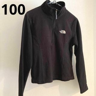 ザノースフェイス(THE NORTH FACE)のノースフェイス　フリース　100 ブラック　黒　トップス　キッズ(Tシャツ/カットソー)