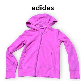 アディダス(adidas)のadidas アディダス　パーカー　スエット　Mサイズ　ピンク(パーカー)