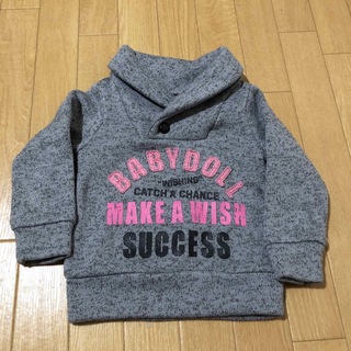 BABYDOLL - 美品　ベビーセーター　トップス　防寒　トレーナー　80  BABYDOLL