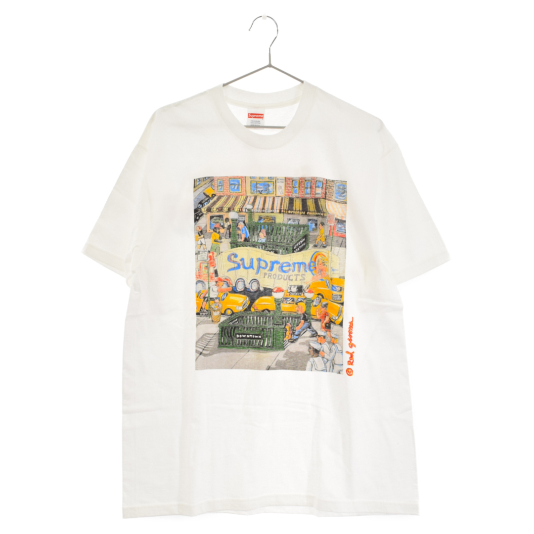 SUPREME シュプリーム 22SS Manhattan Tee マンハッタンフロントフォトプリント半袖Tシャツ ホワイト | フリマアプリ ラクマ