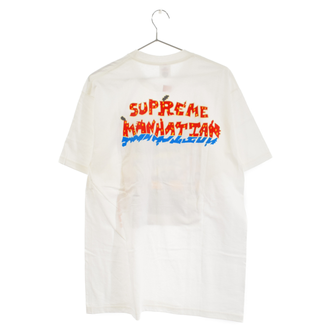 SUPREME シュプリーム 22SS Manhattan Tee マンハッタンフロントフォトプリント半袖Tシャツ ホワイト