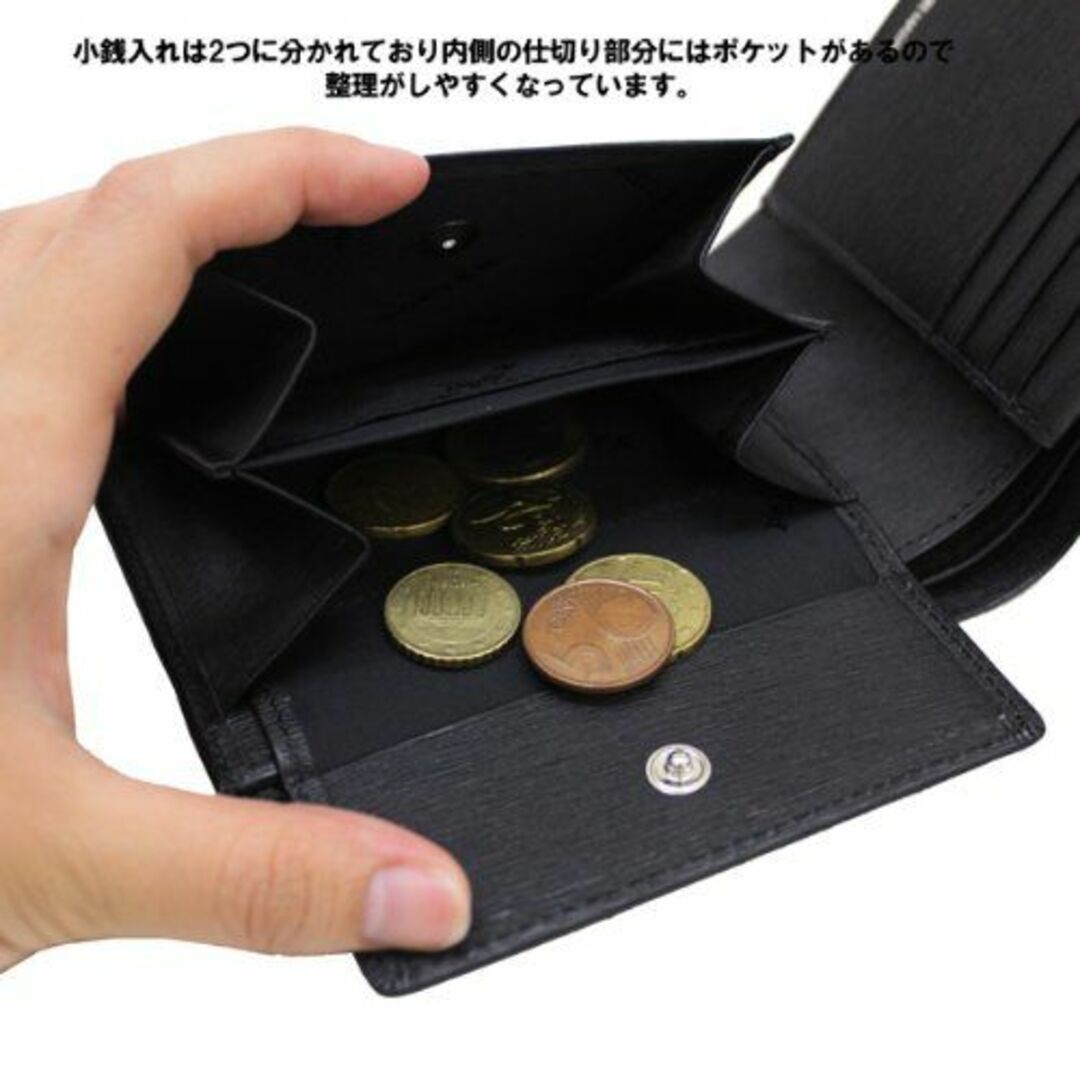 【色: 1.ブラック】ポーター 吉田カバン 二つ折り財布 CURRENT カレン 1