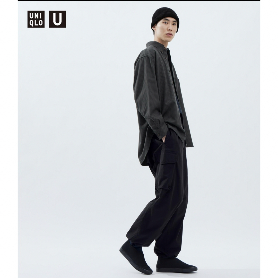 UNIQLO(ユニクロ)のワイドフィットパラシュートカーゴパンツ メンズのパンツ(ワークパンツ/カーゴパンツ)の商品写真