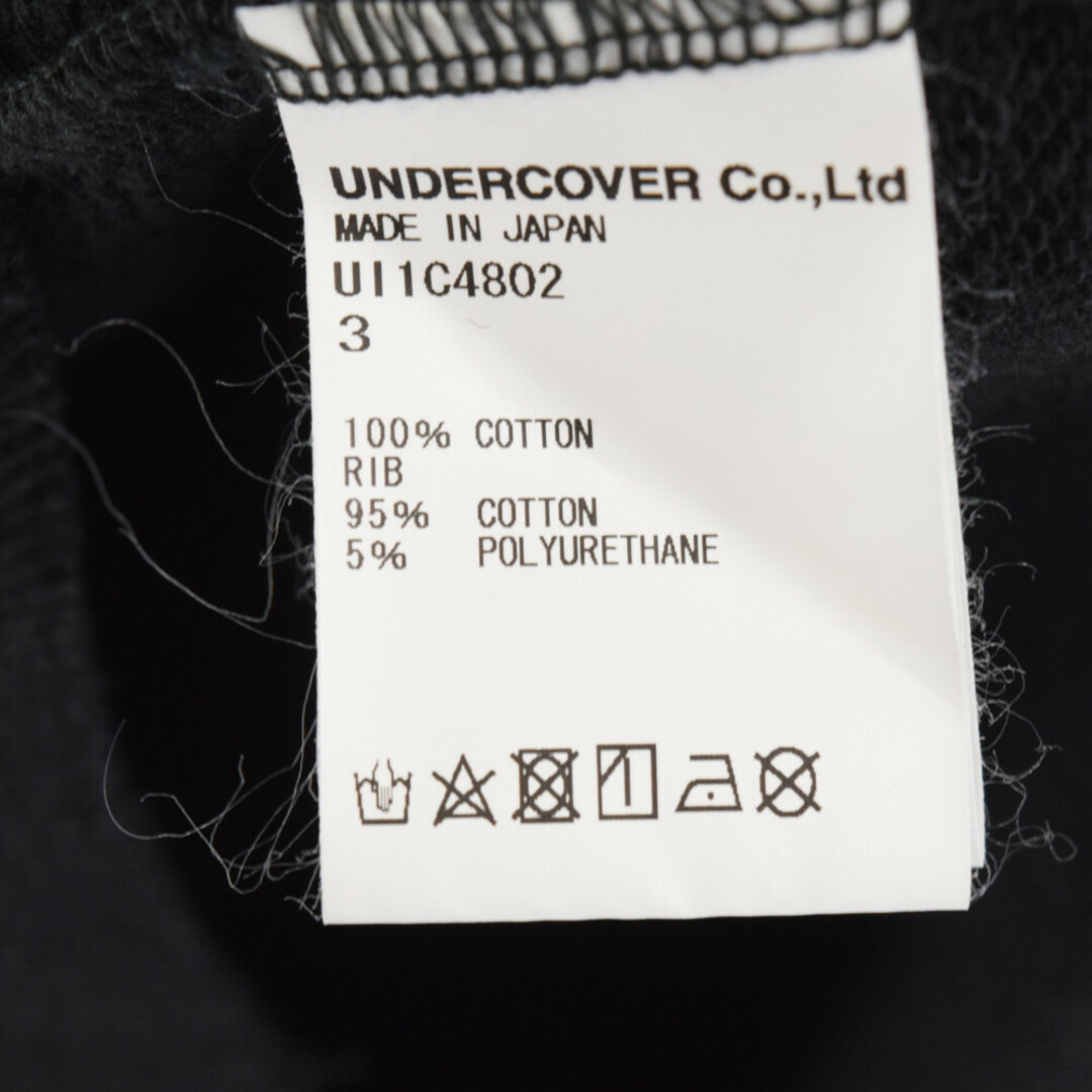 UNDERCOVER(アンダーカバー)のUNDERCOVER アンダーカバー 23SS languid プルオーバースウェットトレーナー UISM ブラック UI1C4802 メンズのトップス(スウェット)の商品写真