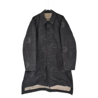 アンダーカバー(UNDERCOVER)のUNDERCOVER アンダーカバー 20SS 蜘蛛の巣ステンカラーコート ブラック UCY9301(ステンカラーコート)