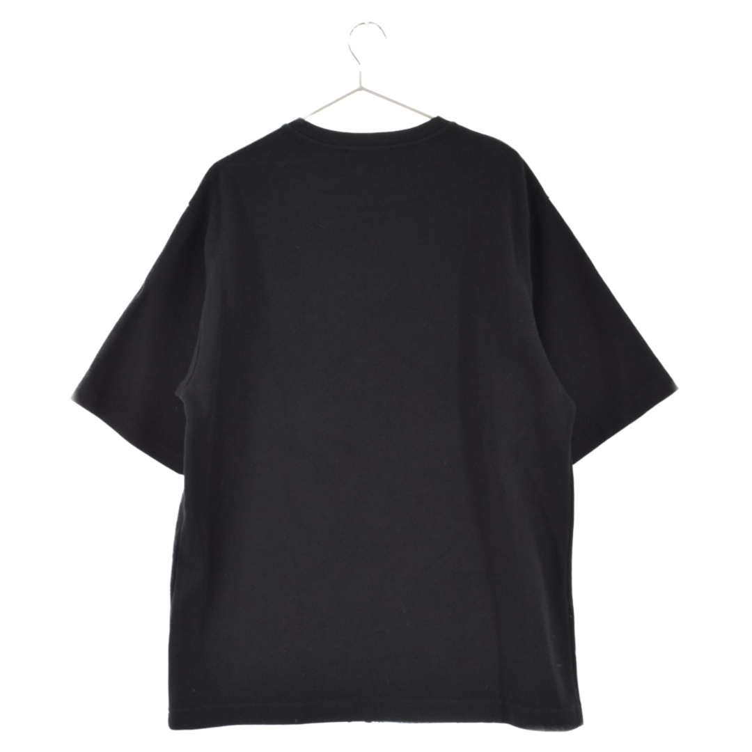 DOLCE & GABBANA ドルチェアンドガッバーナ メタリックプリント 半袖Tシャツ カットソー ブラック JT-G8NP4T