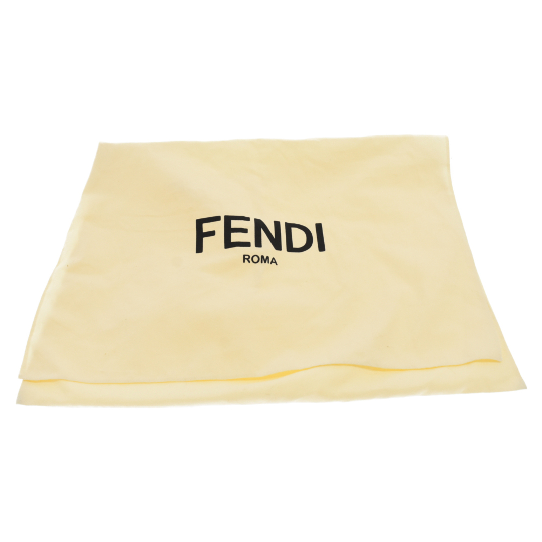 FENDI(フェンディ)のFENDI フェンディ ロゴジャガードウールマフラー ストール ブラック/グレー FXS390 A4Z2 メンズのファッション小物(マフラー)の商品写真