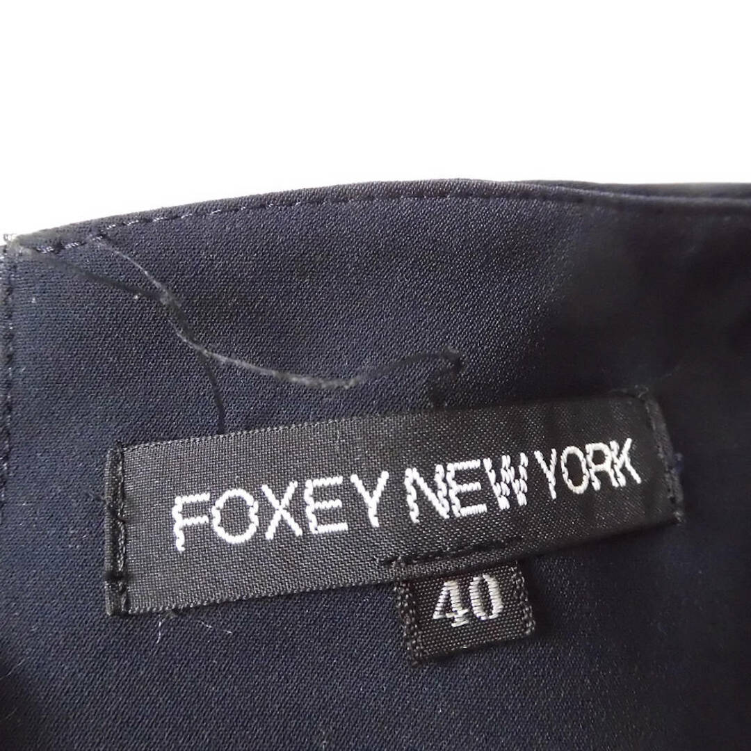 FOXEY(フォクシー)の美品 FOXEY NEW YORK フォクシー 23796 スカート 40(M) ポリエステル 他 フレア ミディ丈 レディース AM4852TB  レディースのスカート(ミニスカート)の商品写真