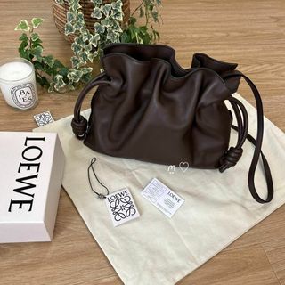 ロエベ(LOEWE)のLOEWEロエベ　フラメンコクラッチ　レザーショルダーバッグ　斜めがけポシェット(ショルダーバッグ)