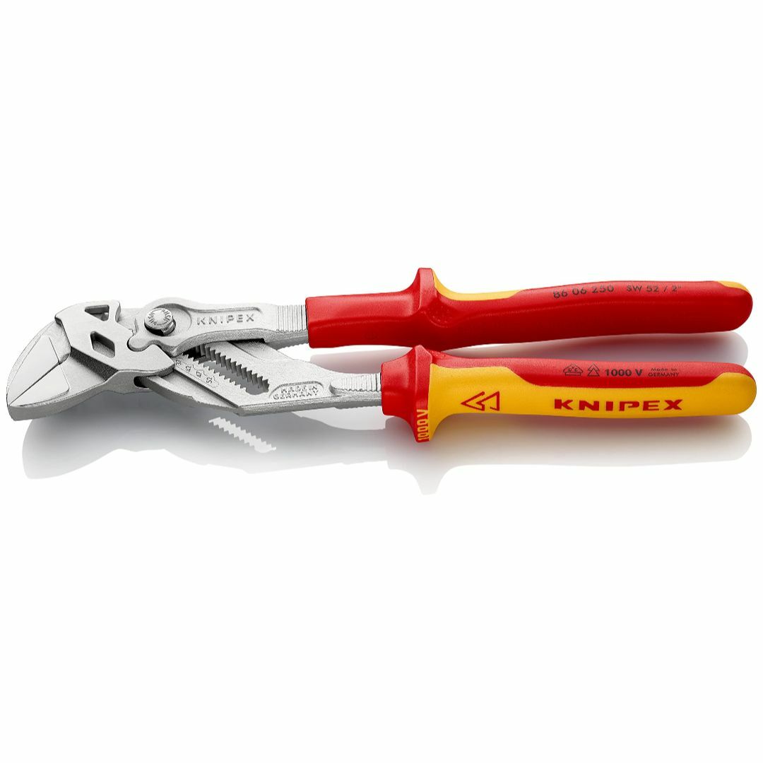 KNIPEX クニペックス 絶縁プライヤーレンチ 8606-250SB