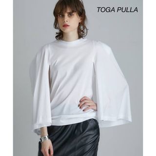 TOGA PULLA ジャージー ロング カットソー ホワイト シャツ M 白