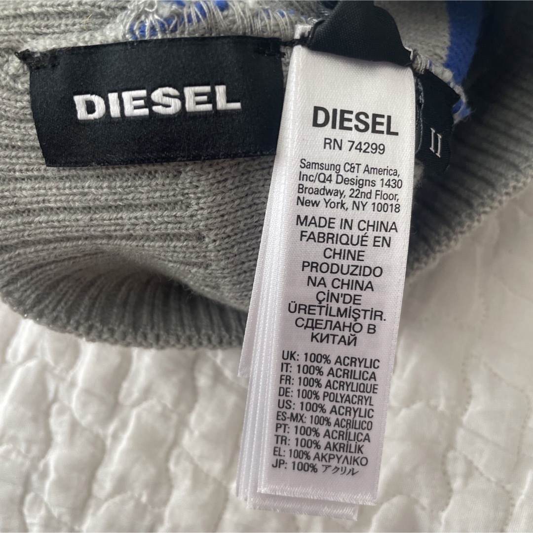DIESEL(ディーゼル)のdiesel ニット帽【新品未使用タグ付き】 キッズ/ベビー/マタニティのこども用ファッション小物(帽子)の商品写真