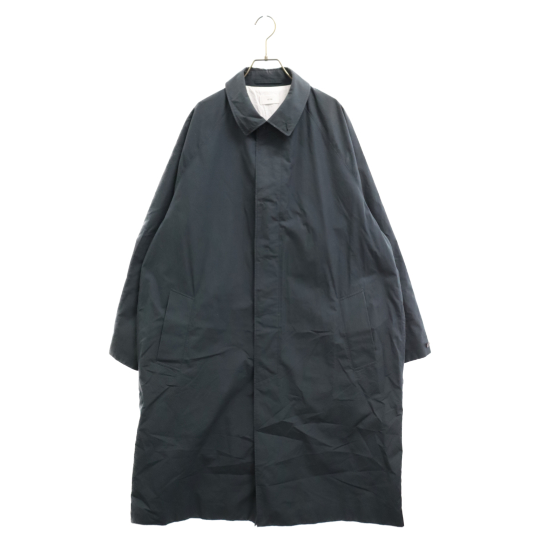 ATON エイトン GIZA WEATHER BALMACAAN COAT バルマカン ロングコート 7011037 グレー