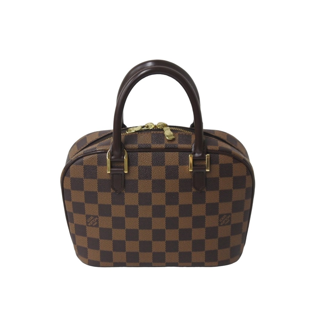 LOUIS VUITTON ルイヴィトン ハンドバッグ N51286 サリア ミニ ダミエ エベヌ ゴールド金具 美品  54062