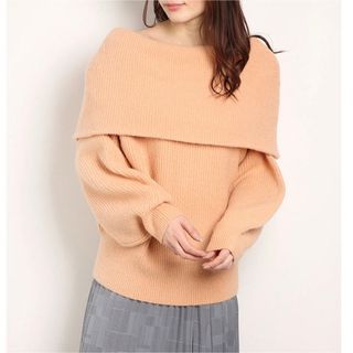 マイストラーダ 折り返しオフショルニット