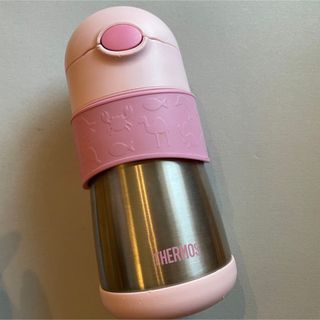 サーモス(THERMOS)のサーモス　ストローマグ　ベビーマグ　ピンク(水筒)