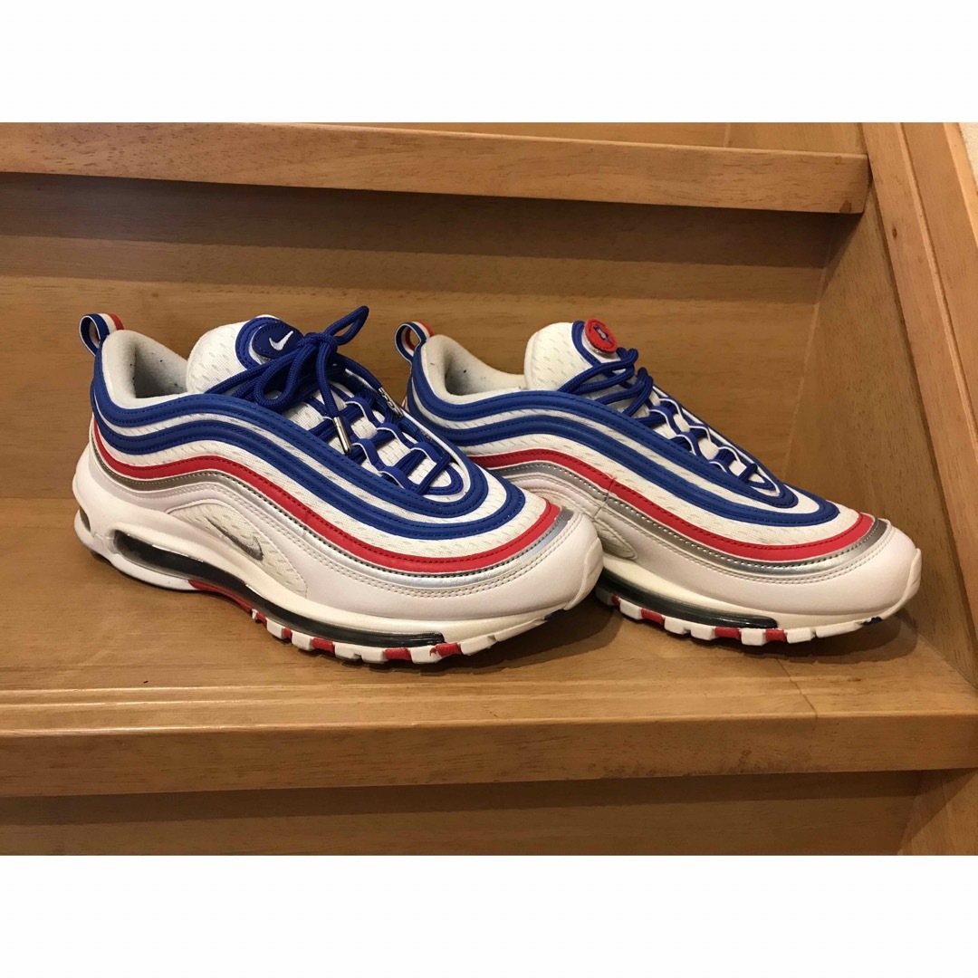 NIKE(ナイキ)のNIKE AIRMAX97 トリコロール　赤白青26.0 メンズの靴/シューズ(スニーカー)の商品写真