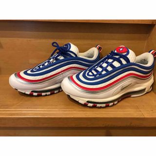 ナイキ(NIKE)のNIKE AIRMAX97 トリコロール　赤白青26.0(スニーカー)