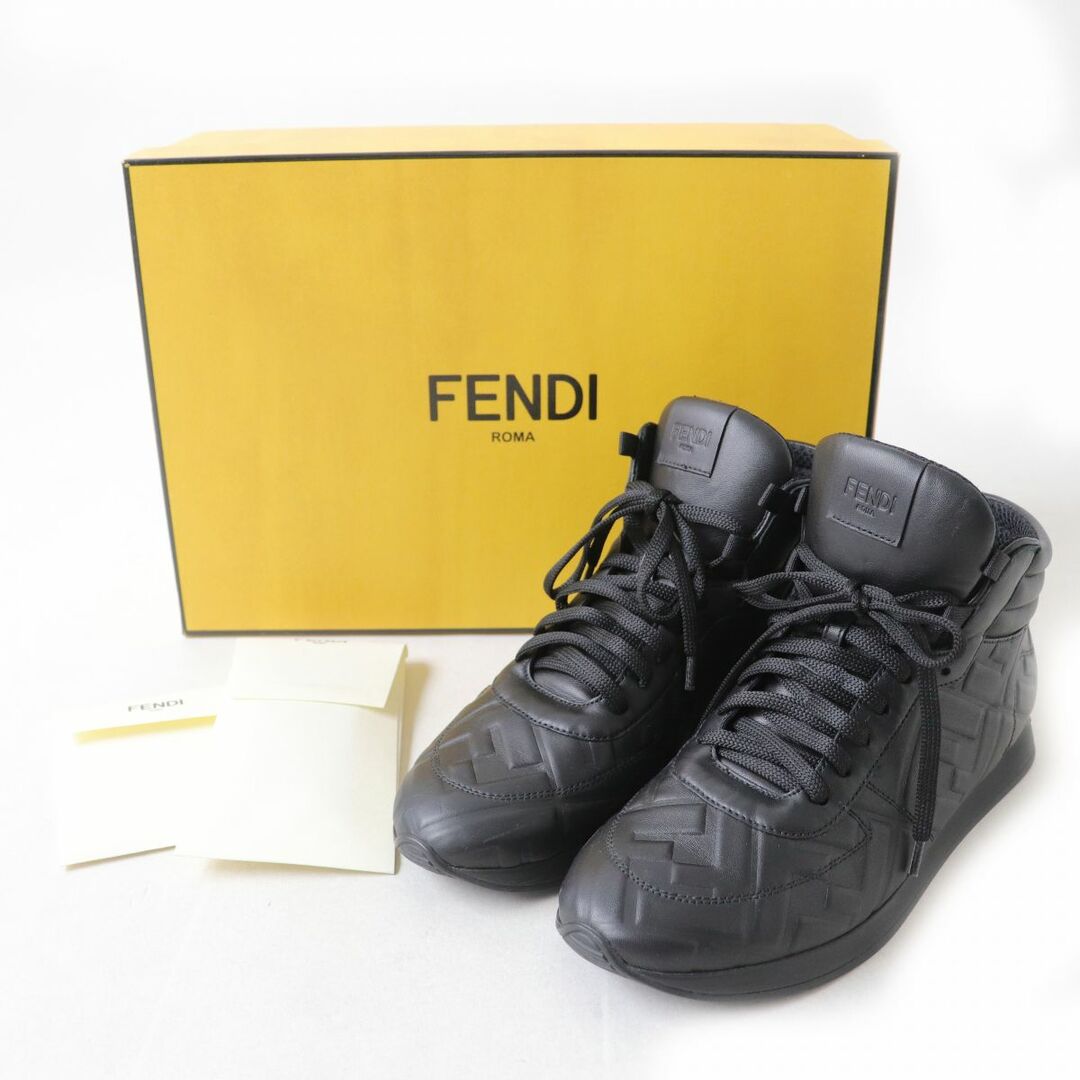 良品　FENDI　フェンディ　革製　スニーカー