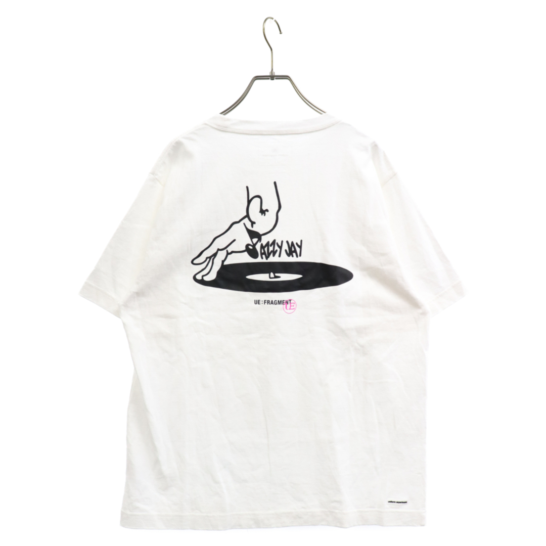 UNIFORM EXPERIMENT ユニフォームエクスペリメント 23SS JAZZY JAY S/S WIDE TEE ジャジー・ジェイ ワイドフィット半袖Tシャツ ホワイト UE-230004