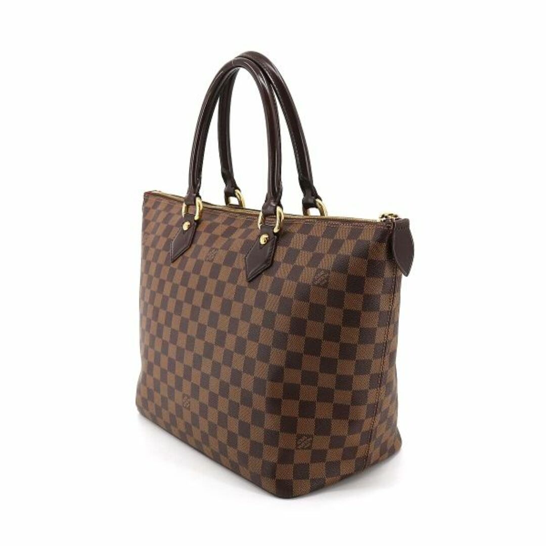 ルイ ヴィトン LOUIS VUITTON ダミエ サレヤ MM トート バッグ エベヌ N51182 ゴールド 金具 VLP 90211031オープンポケット×２