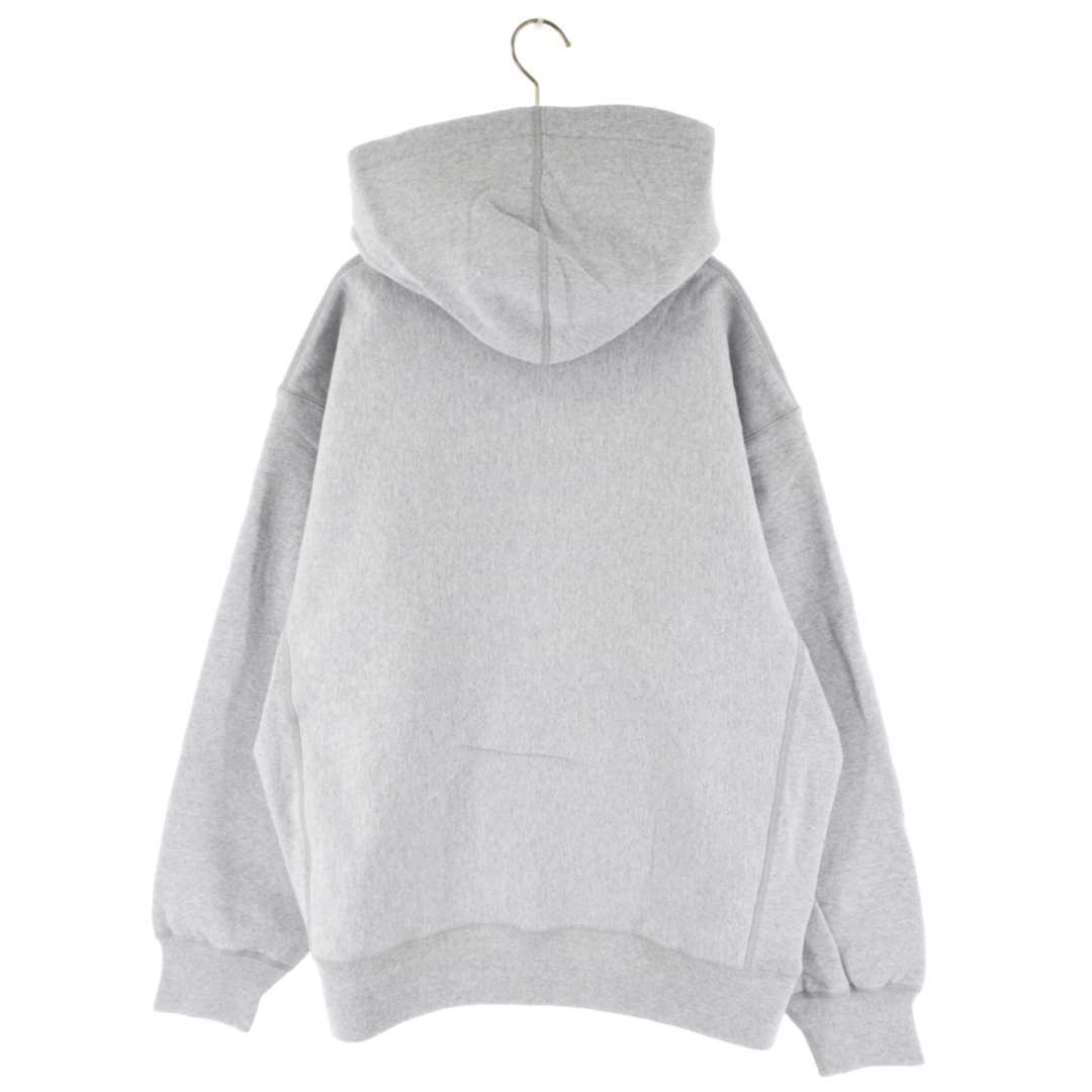 SUPREME シュプリーム 21AW Arabic Logo Hooded Sweatshirt アラビアロゴ刺繍プルオーバーパーカー グレー