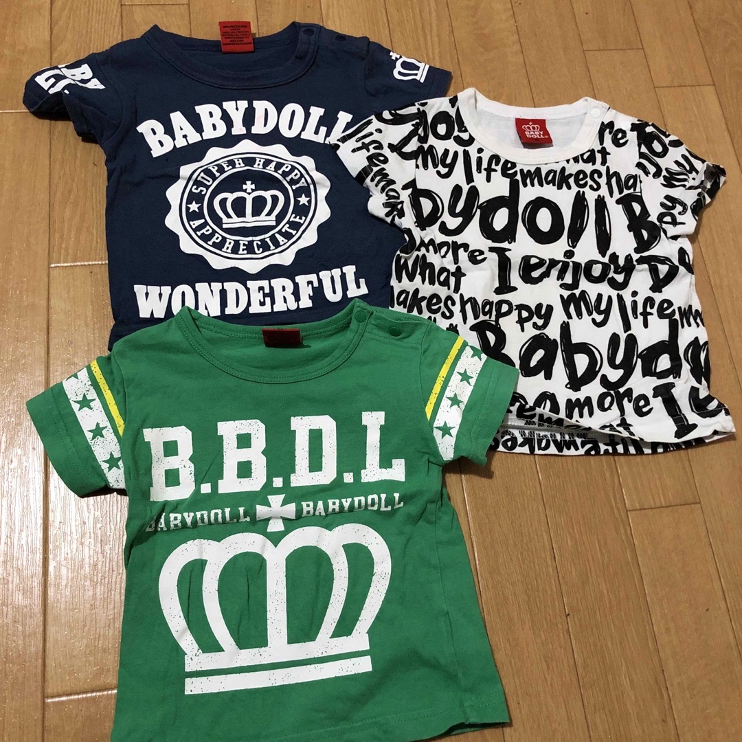 ベビーTシャツ　Tシャツ　半袖　ベビードール BABYDOLL 80 まとめて