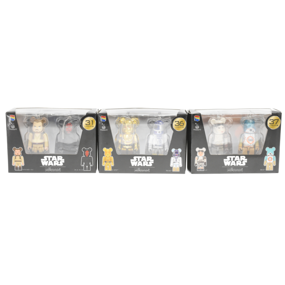 MEDICOM TOY メディコムトイ Happyくじ STAR WARS BE@RBRICK 100% 6体セット スターウォーズ ベアブリック フィギュア