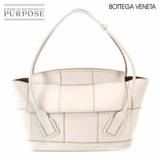 ボッテガヴェネタ(Bottega Veneta)の未使用 展示品 ボッテガ ヴェネタ BOTTEGA VENETA イントレチャート ザ アルコ トート バッグ レザー ホワイト 598244 VLP 90211663(トートバッグ)