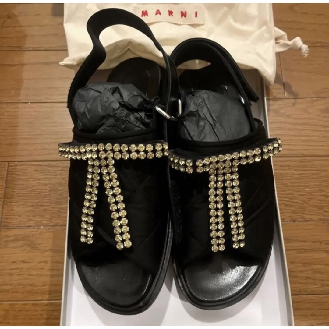 【新品】11.5万 MARNI / マルニ フスベット サンダル ファー