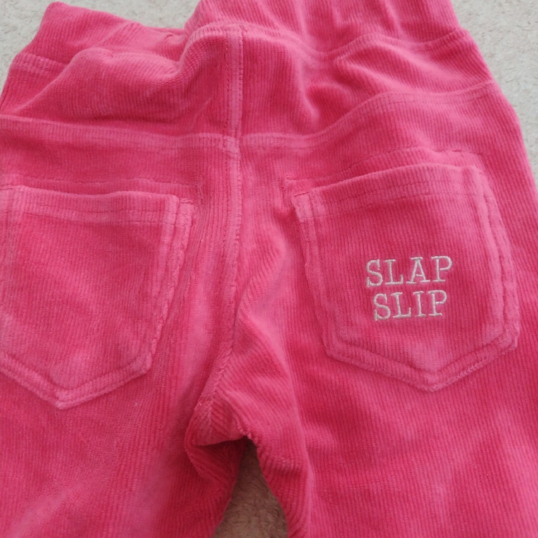 SLAP SLIP(スラップスリップ)のベロアコールパンツ 110 キッズ/ベビー/マタニティのキッズ服女の子用(90cm~)(パンツ/スパッツ)の商品写真