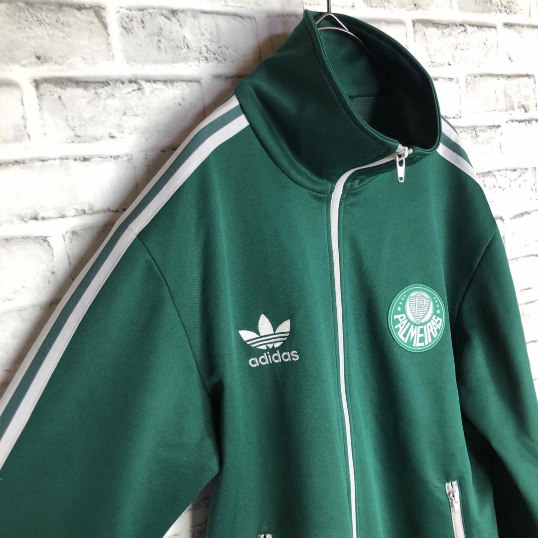 美品 L⭐️adidas トラックジャケット PALMEIRAS⚽️ビンテージ 緑