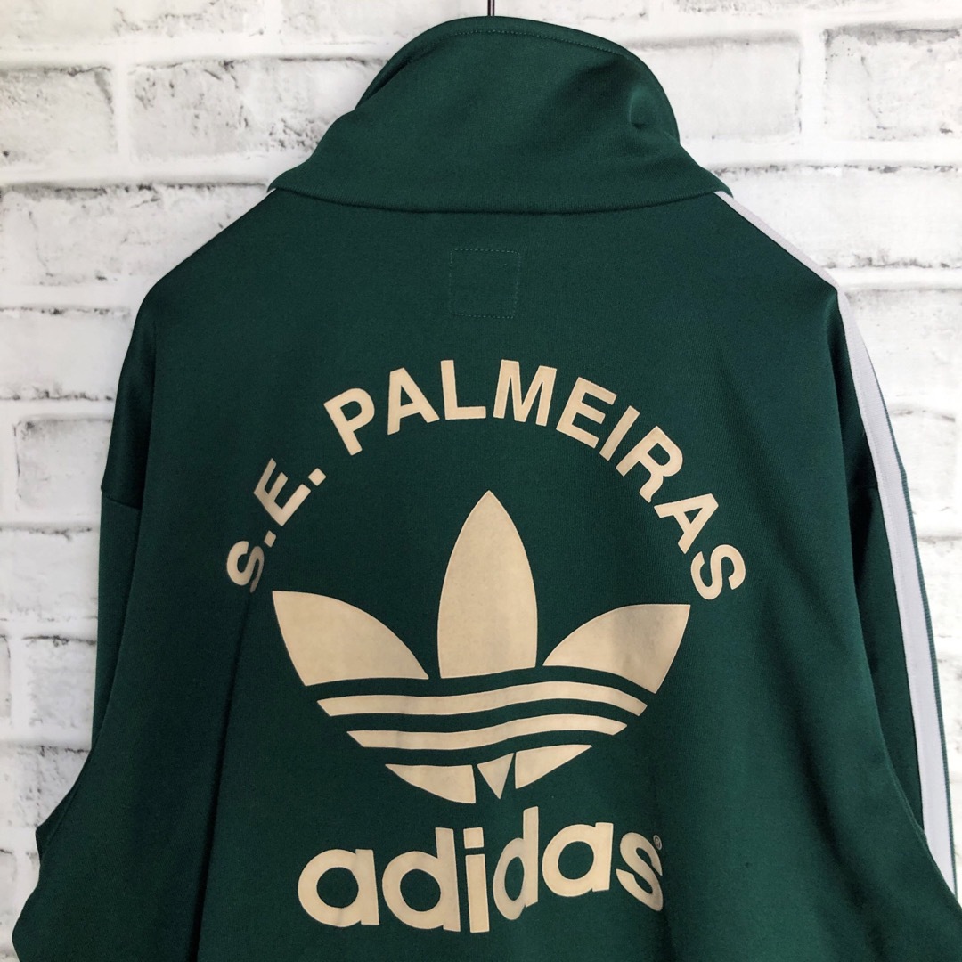 美品 L⭐️adidas トラックジャケット PALMEIRAS⚽️ビンテージ 緑