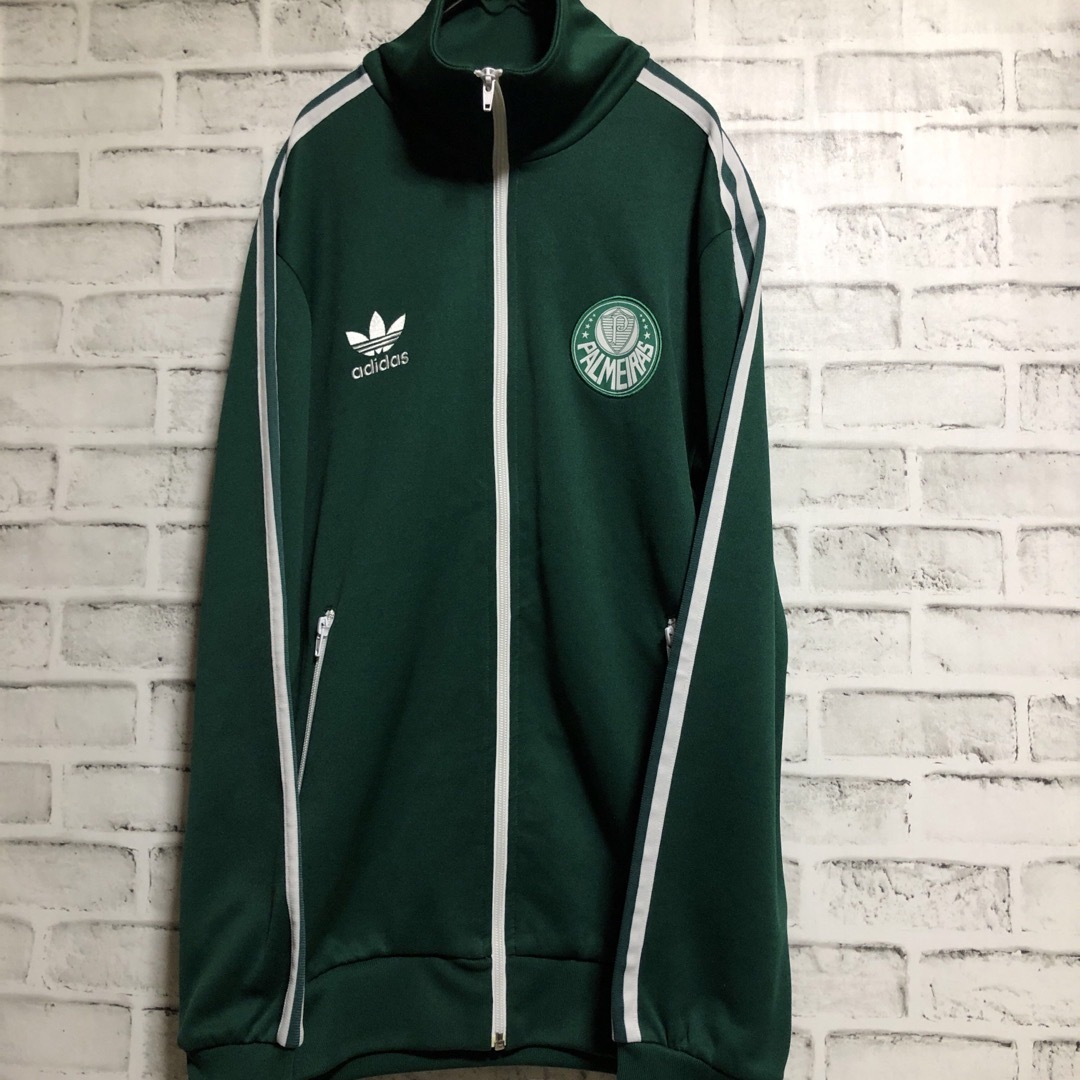 美品 L⭐️adidas トラックジャケット PALMEIRAS⚽️ビンテージ 緑