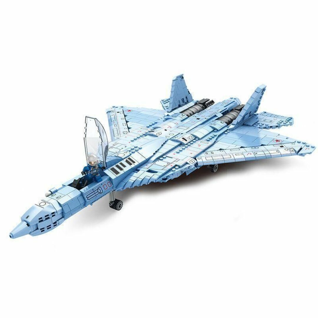 おしゃれ人気 レゴ LEGO 互換 SU-57フェロン ロシア軍 ステルス戦闘機